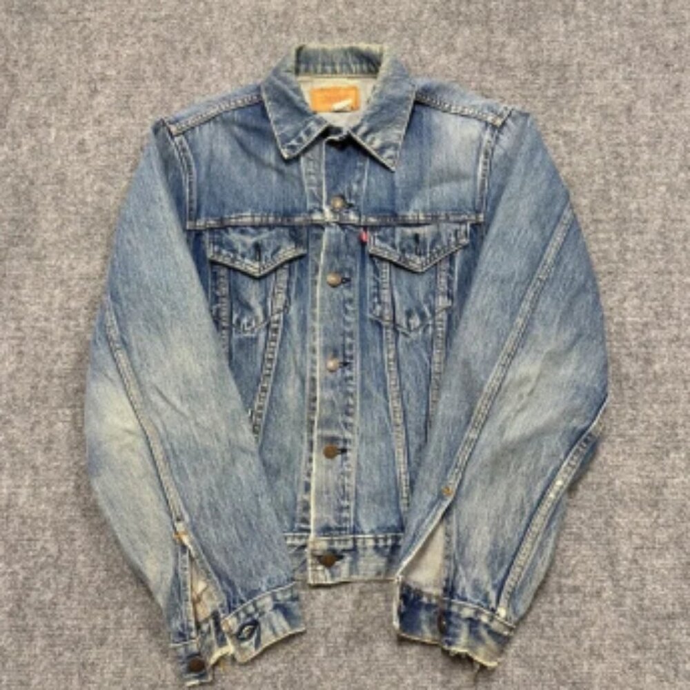Vintage Levi's Jean Jacket Men's Small 80's Type 3 Trucker Made In USA